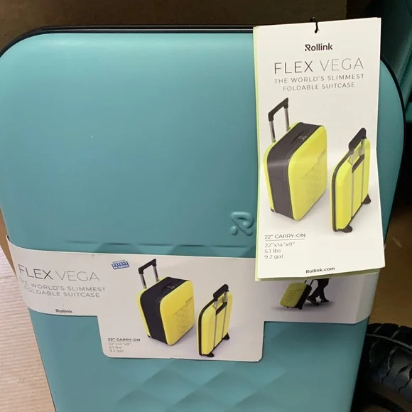 Rollink Flex Vega Blue Foldable Travel Bag - Picture 4 of 5